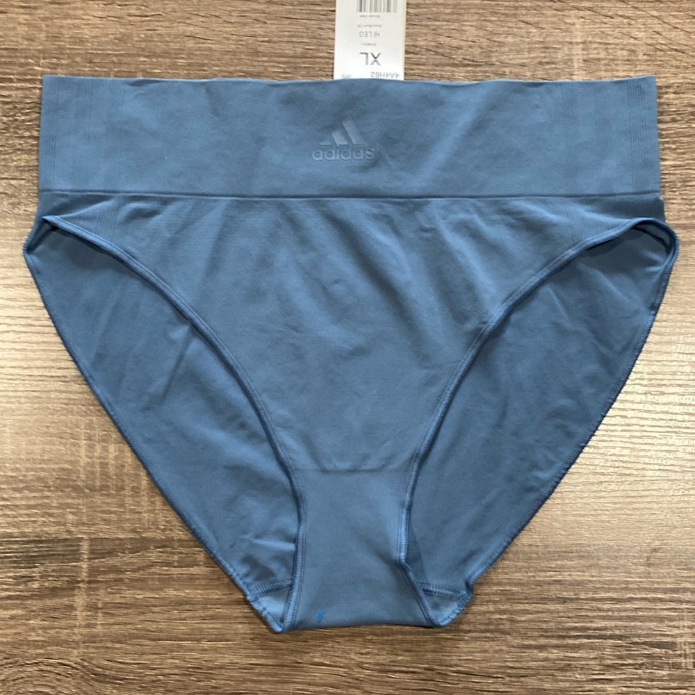NWT - Adidas 720 Smart Micro High Leg Panties - Wonder Steel - L & XL Available